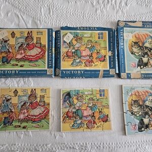 Victory Wood Jigsaw Puzzles Set